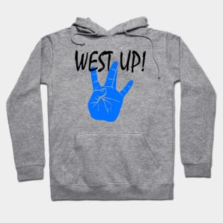 WS UP! blue 3 Hoodie